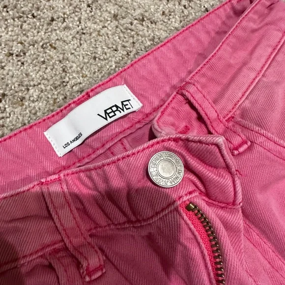 Vervet Pink Distressed Jeans size 25 - Picture 2 of 6